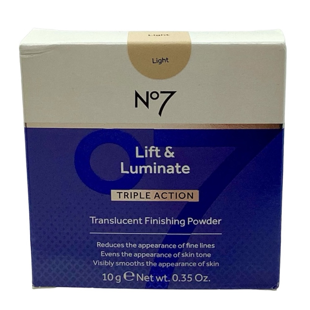 No. 7 Lift & Luminate Triple Action Translucent Finishing Powder, (Light) (NWT) - Picture 5 of 8